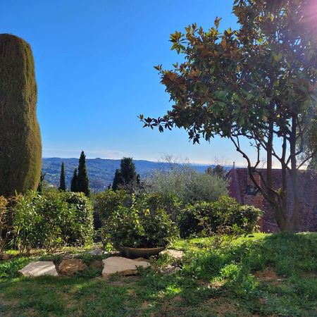 Clim Jardin Et Parking Prive -Piscine Tennis Et Park Vue Mer Grasse Dış mekan fotoğraf