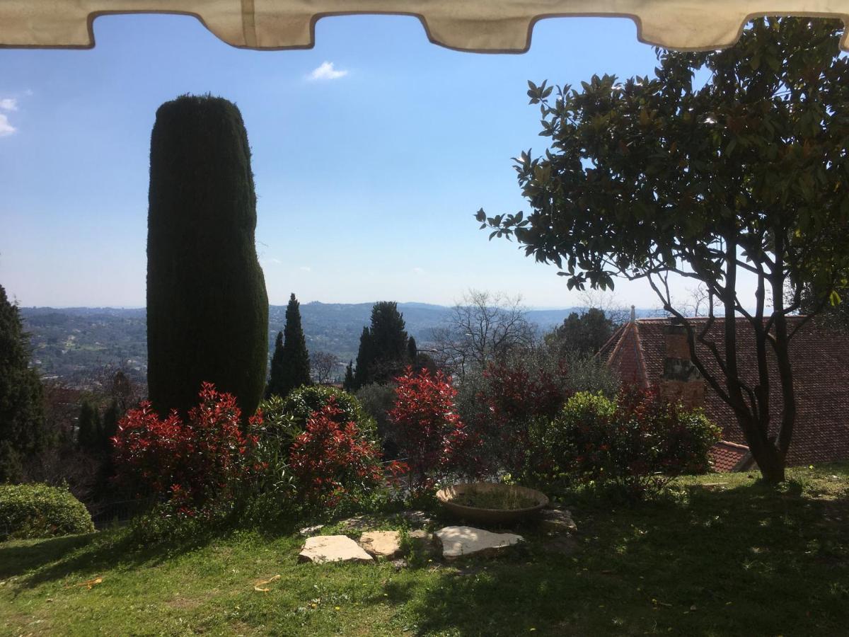 Clim Jardin Et Parking Prive -Piscine Tennis Et Park Vue Mer Grasse Dış mekan fotoğraf