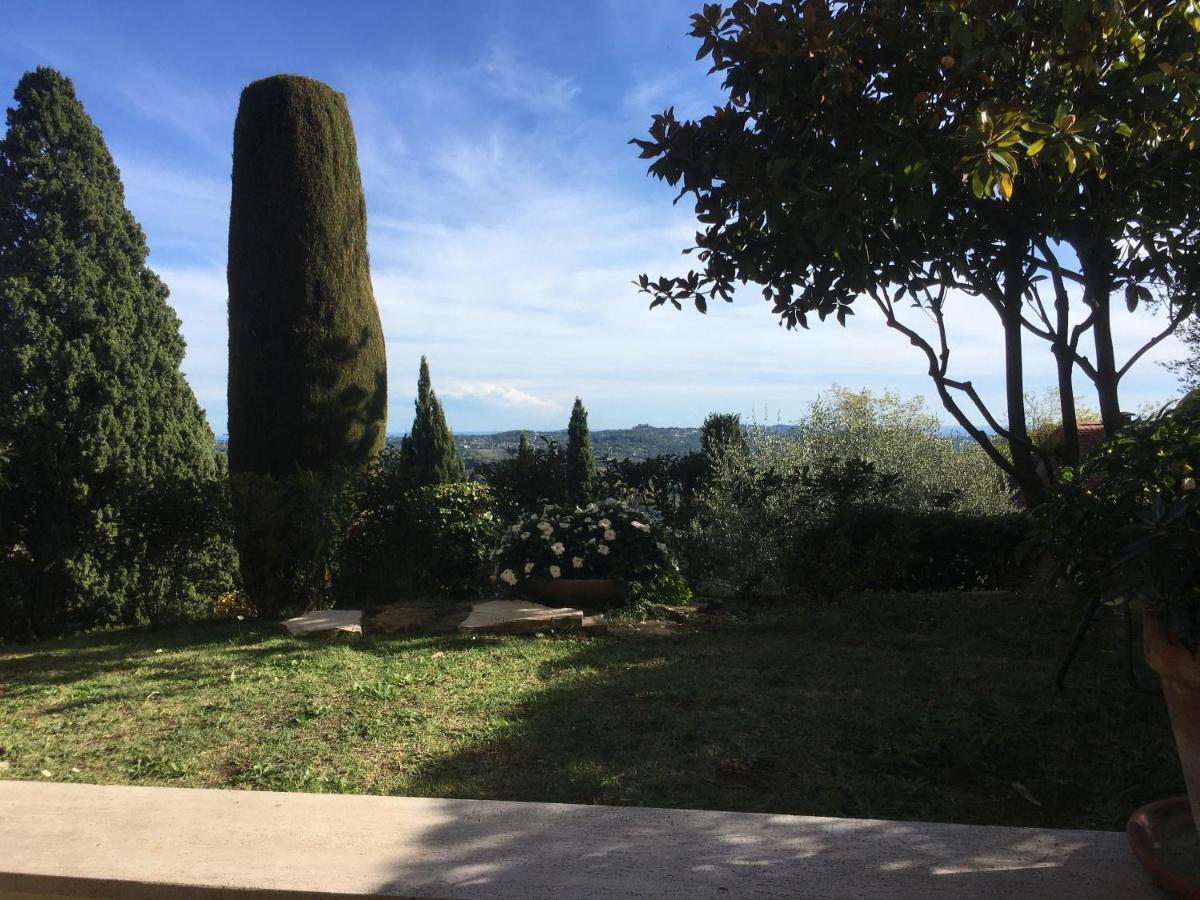 Clim Jardin Et Parking Prive -Piscine Tennis Et Park Vue Mer Grasse Dış mekan fotoğraf